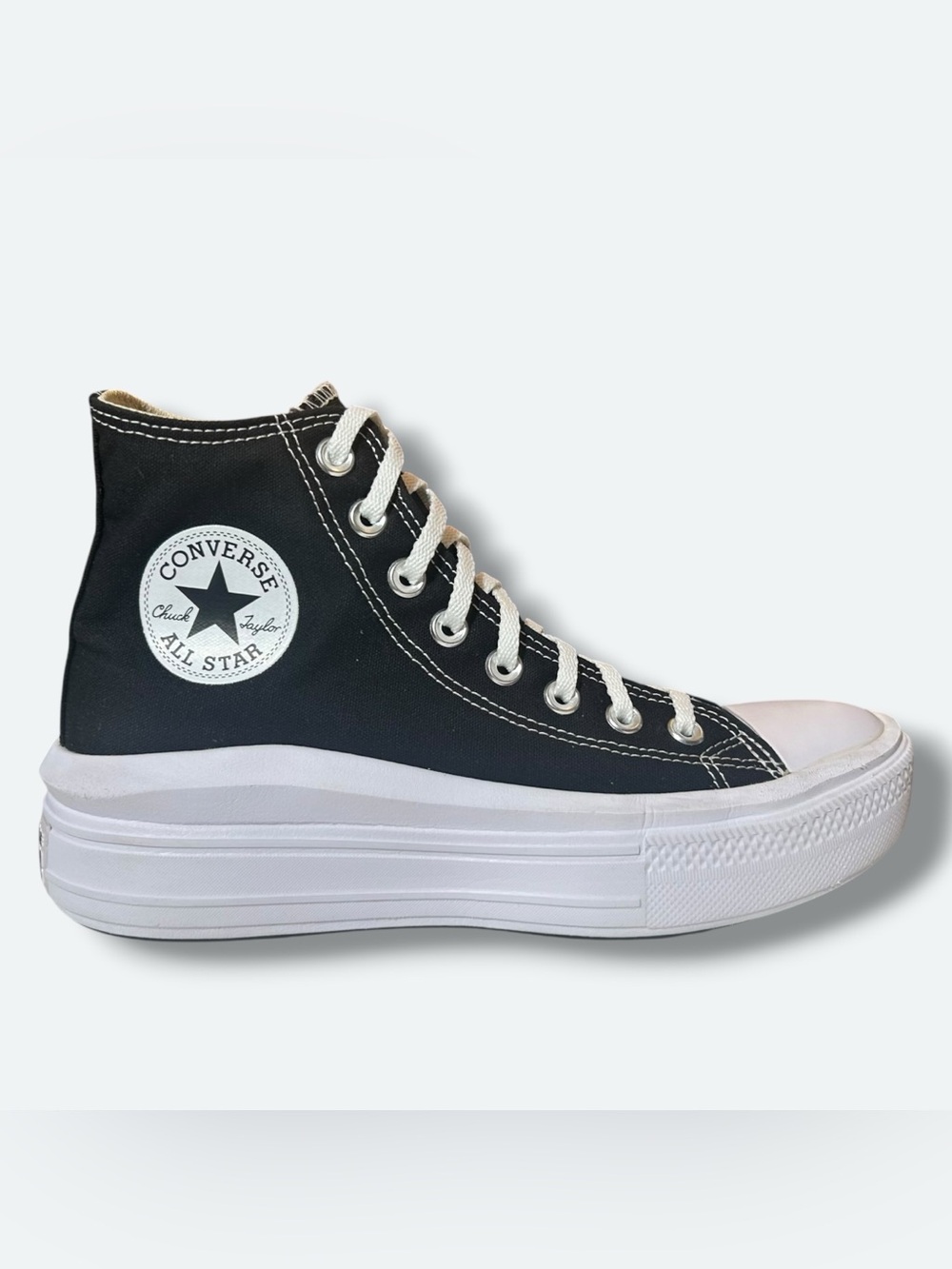 Women’s Converse Chuck Taylor All Star Move Lift Hi Platform Shoes Size 8